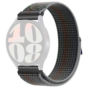 KALEBOL KLB-NLHH-002 Samsung Galaxy Watch3 45mm / Huawei Watch GT4 46mm Nylonband 22mm Klockarmband - Midnatt