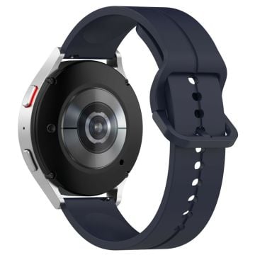 Samsung Galaxy Watch6 Classic 43mm / 47mm Silikon Klockarmband 20mm Justerbart Armband - Marinblå