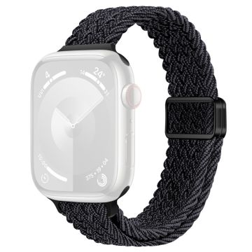 Apple Watch Series 41mm - 40mm - 38mm Klockarmband med magnetiskt spänne - Grafit Svart