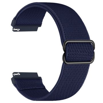 Samsung Galaxy Watch3 45mm / Huawei Watch GT 4 46mm Nylon Klockarmband 22mm Ersättningsarmband - Mörkblå