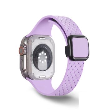 Apple Watch Series 41mm - 40mm - 38mm Klockarmband Armband med vävd textur - Lavendel