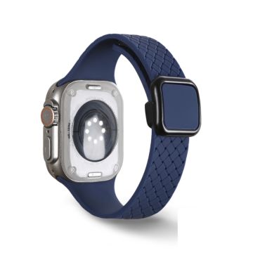 Apple Watch Series 41mm - 40mm - 38mm Klockarmband Armband med vävd textur - Midnattsblå