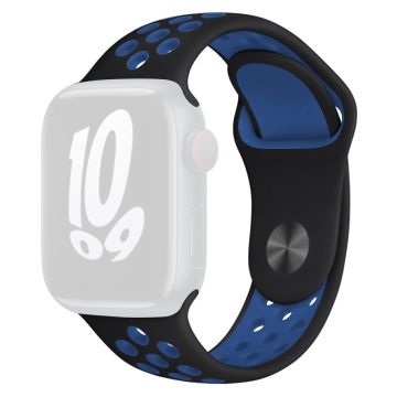 KALEBOL Storlek S / M Apple Watch Series 41mm - 40mm - 38mm Silikonarmband - Svart + Blå