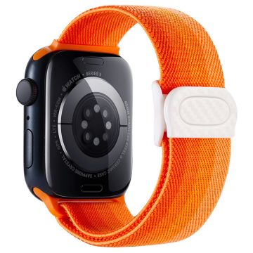 Apple Watch Series 41mm - 40mm - 38mm Klockarmband Elastiskt nylonarmband - Gradient Orange