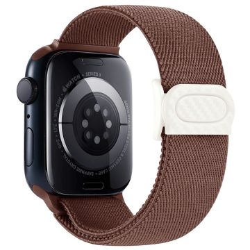 Apple Watch Series 41mm - 40mm - 38mm Klockarmband Elastiskt nylonarmband - Rökig Lila