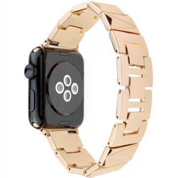 Apple Watch Series 41mm - 40mm - 38mm Klockarmband Aluminiumlegering Metallarmband - Roséguld