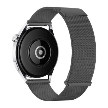 Samsung Galaxy Watch6 Classic / Watch6 klockarmband 20mm Milanese Mesh Magnetic Armband - Grafitgrå