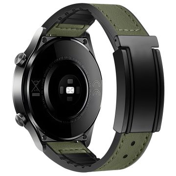 Huawei Watch GT 4 41mm / Garmin Venu 3S / Xiaomi Mi Watch Magnetic Buckle Strap - Green