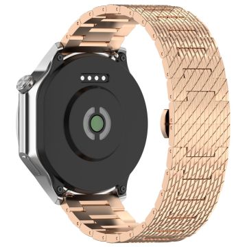 Huawei Watch GT 3 42mm / GT 3 Pro 20mm Stainless Steel Watch Strap with Buckle - Rose Gold