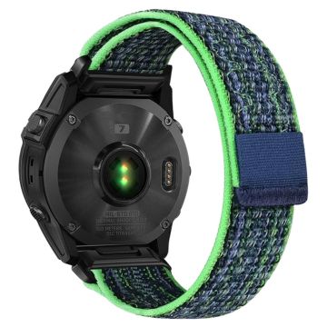 Garmin Tactix 7 Pro / Fenix 7X / 6X Pro / 5X Plus Universal Watch Strap Nylon Wrist band 26mm - Green