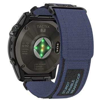 Garmin Fenix 7 / Forerunner 965 / 955 / 945 / 935 Watch band 22mm Rugged Nylon Sports Strap - Blue