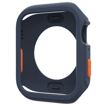 Apple Watch Series 4 / 5 / 6 / SE / SE (2022) 44mm / 7 / 8 / 9 45mm Fallskydd Flexibel klockramfodral - Blå