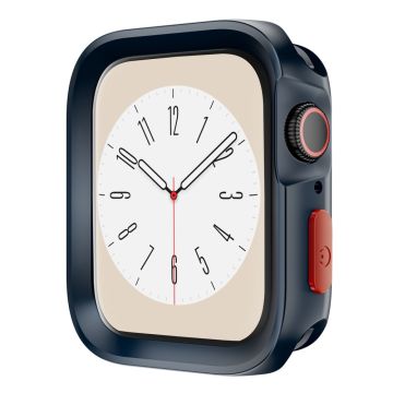 Apple Watch Series 9 / 8 / 7 41mm Skyddsfodral Anti-drop Half Cover Flexibel klockram - Midnattsblå