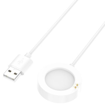 Xiaomi Watch 2 Pro / S3 / H1 / S2 42mm / S2 46mm USB-laddare Magnetisk laddningsdocka Kabel - Vit