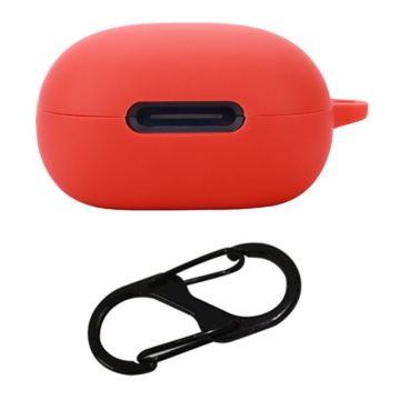 For Anker Soundcore P40i Silicone Cover Bluetooth Earphone Protective Sleeve with Anti-lost Buckle - Red