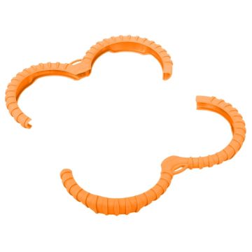 SUNNYLIFE AT2-KC820 For DJI Avata 2 2Pcs / Set Anti-collision Drone Propeller Blade Guard TPU Protection Rings - Orange