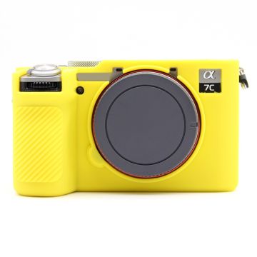 Sony A7CR / A7C II Anti-Slip Silicone Protective Case Dust-Proof Camera Cover - Yellow