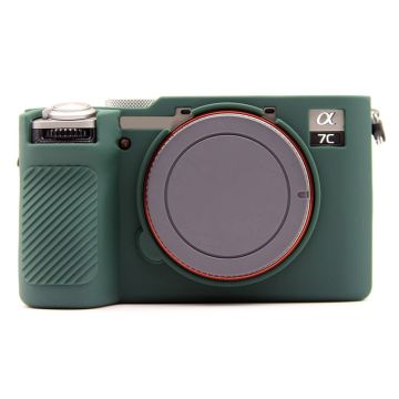 Sony A7CR / A7C II Anti-Slip Silicone Protective Case Dust-Proof Camera Cover - Green