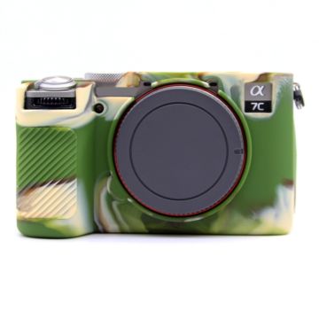 Sony A7CR / A7C II Anti-Slip Silicone Protective Case Dust-Proof Camera Cover - Camouflage