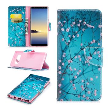 Samsung Galaxy Note 8 Fodral med snyggt motiv - Rosa grenar