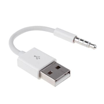 Ljudkabel utan störning adapter 3.5mm hankontakt till USB 2.0 hankontakt 