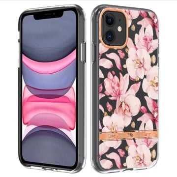 Supertunt och tåligt mjukfodral för iPhone 11 - Rosa Gardenia