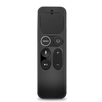 Apple TV 4K Y10 silicone remote controller cover - Black