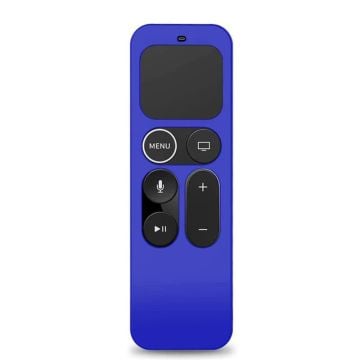 Apple TV 4K Y10 silicone remote controller cover - Blue