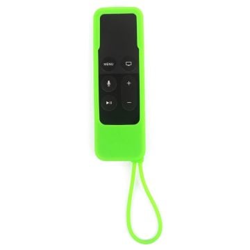 Silicone cover with lanyard for Apple TV 4K - Green