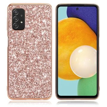 Glitter Samsung Galaxy A32 5G skal - Rosa