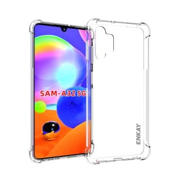 ENKAY genomskinligt droppsäkert fodral för Samsung Galaxy A32 5G