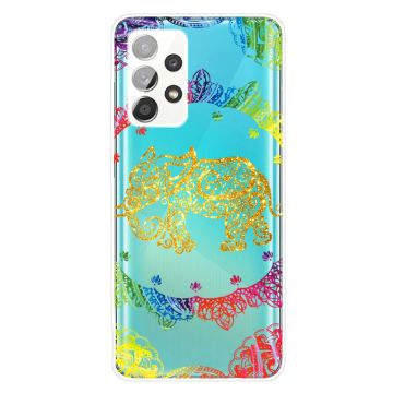 Deco Samsung Galaxy A32 skal - Mandala-Mönster Med Elefant