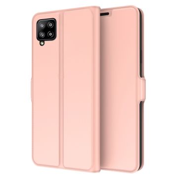 Smidigt och tunt PU-läder Samsung Galaxy A22 4G fodral - Rosa