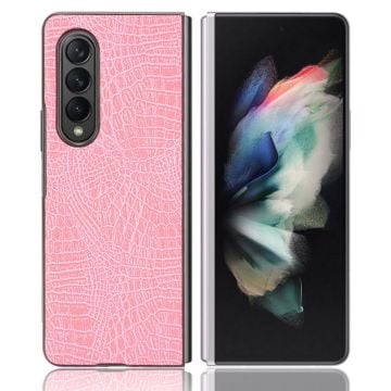 Croco Samsung Galaxy Z Fold3 5G skal - Rosa