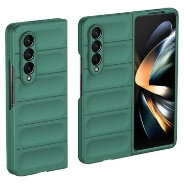 Mjukt greppformat Samsung Galaxy Z Fold3 5G skal - Grön