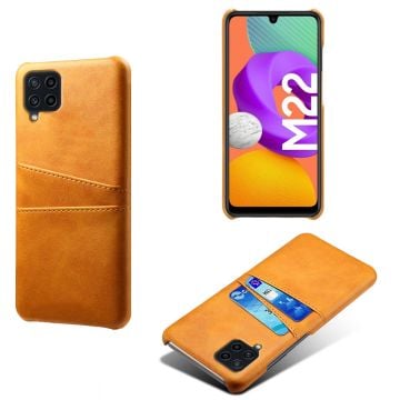 Samsung Galaxy M22 / Samsung Galaxy M32 / Samsung Galaxy F22 skal med korthållare - Orange