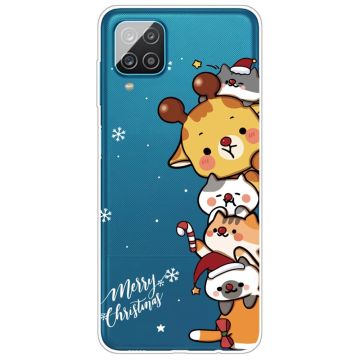 Christmas Samsung Galaxy M53 5G case - Cute Stacked Animals