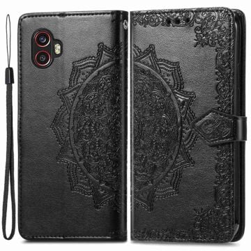 Mandala Samsung Galaxy Xcover 2 Pro / Xcover 6 Pro Flip Fodral - Svart