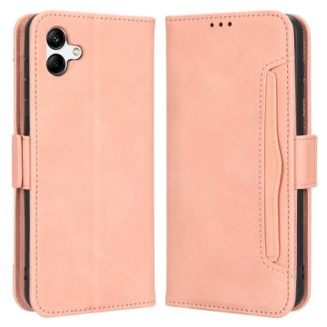 Modernt Samsung Galaxy A04 fodral med plånbok - Rosa