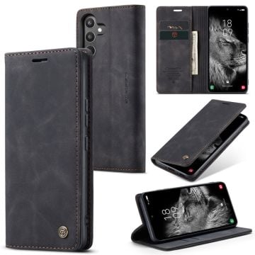 CaseMe vintage Samsung Galaxy A34 5G fodral - Svart