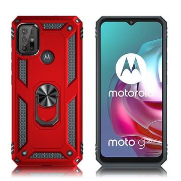 Bofink Combat Motorola Moto G30 / Motorola Moto G10 skal - Röd