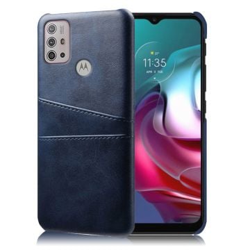 Motorola Moto G30 / Motorola Moto G10 skal med korthållare - Blå