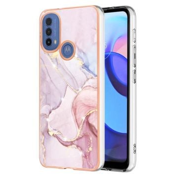 Marmormotiv Motorola Moto E20 / Motorola Moto E30 / Motorola Moto E40 skal - Marmor I Roséguld