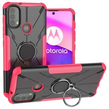 Kickstand-skydd med magnetisk platta för Motorola Moto E30 / E40 - Ros