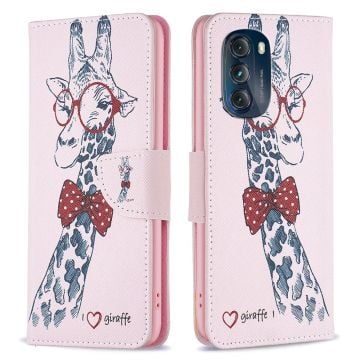 Wonderland Motorola Moto G (2023) Flip Fodral - Giraff