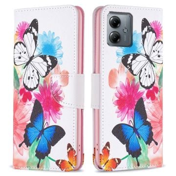 Wonderland Motorola Moto G14 fodral -Rosa