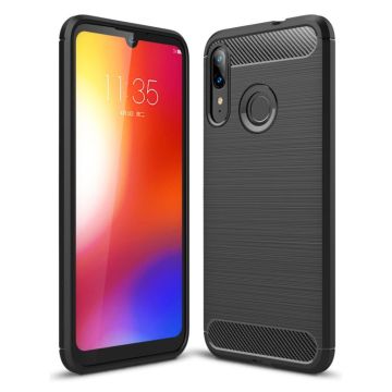 Carbon Flex Motorola Moto E6 Plus skal - Svart