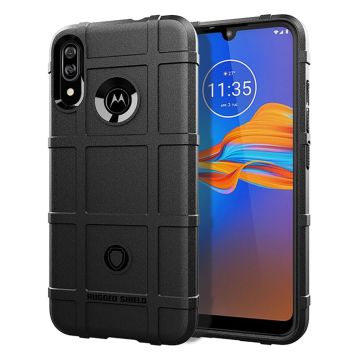 Rugged Shield Motorola Moto E6 Plus skal - Svart