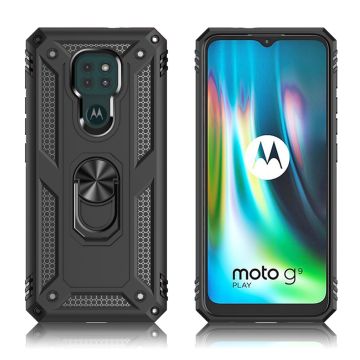 Bofink Combat Motorola Moto G9 Play skal - Svart