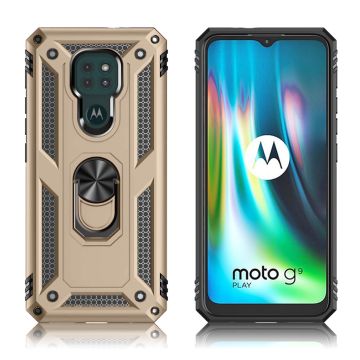 Bofink Combat Motorola Moto G9 Play skal - Guld